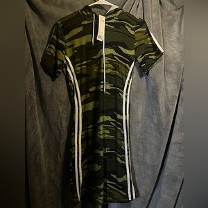 Woman’s size large camo hooded dress